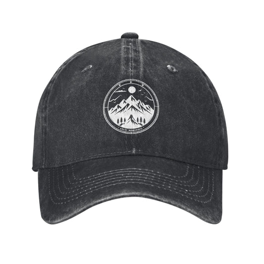 GREAT WDDENIIESS Printed unisex baseball cap adjustable cap outdoor sun hats trucker hat