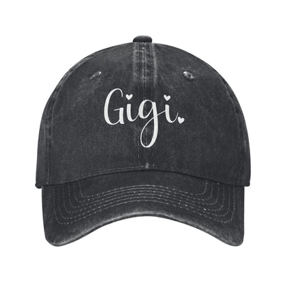 Gigi LOGO Printed unisex baseball cap adjustable cap outdoor sun hats trucker hat
