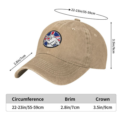 Zeus With Thunderbolt Union Jack Flag Printed unisex baseball cap adjustable cap outdoor sun hats trucker hat