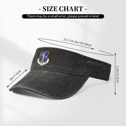 US-AirNationalGuard-2007Emblem Printing adjustable Empty Top Baseball Sun Cap unisex outdoor sport hat veterans gift