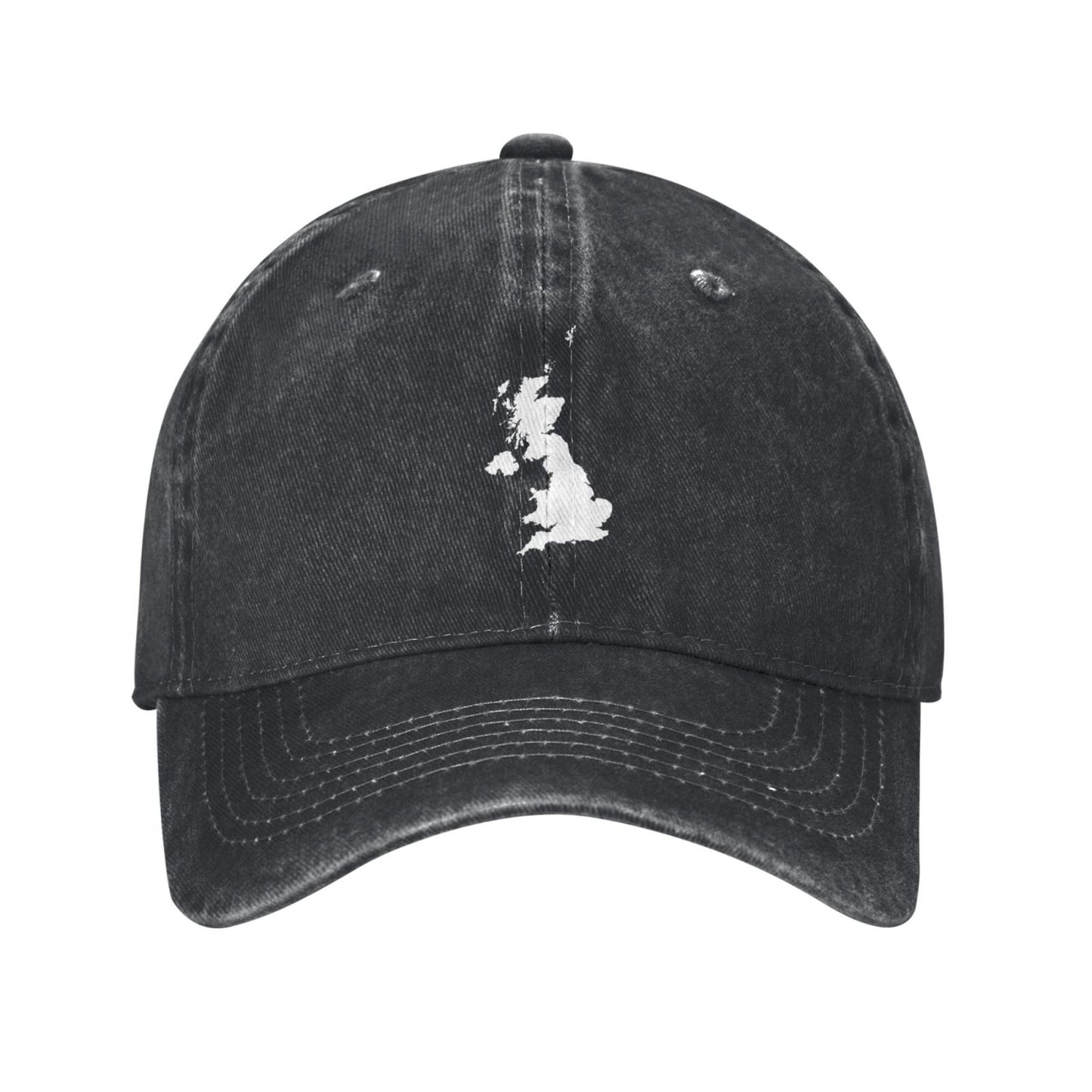 Map Of The UK Printed unisex baseball cap adjustable cap outdoor trucker hat veterans Gifts