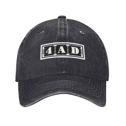 4AD RECORDS Printed unisex baseball cap adjustable cap outdoor sun hats trucker hat