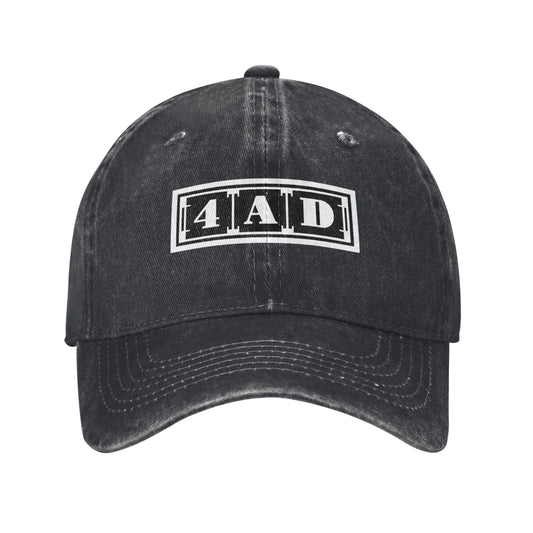 4AD RECORDS Printed unisex baseball cap adjustable cap outdoor sun hats trucker hat