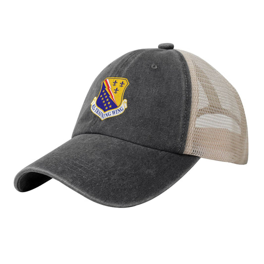 82d Training Wing Printed unisex baseball cap adjustable grid baseball cap veteran gift