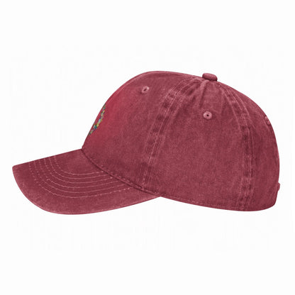 Peace And Love Symbol Flowers Printed unisex baseball cap adjustable cap outdoor trucker hat veterans Gifts