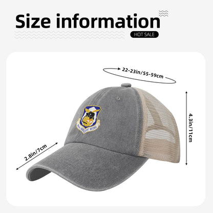 94th Airlift Wing Printed unisex baseball cap adjustable grid baseball cap veteran gift