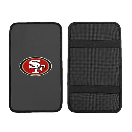 Car armrest box pad San Francisco 49ers 3 Printed central armrest box cushion protective pad