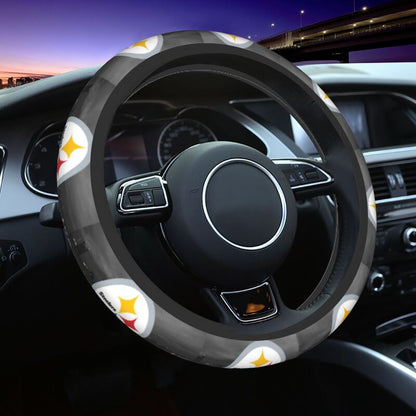Pittsburgh Steelers 6 Printed breathable anti slip cover elastic steering wheel cover
