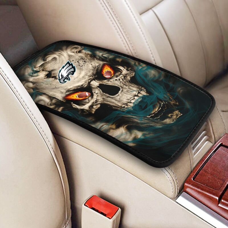 Philadelphia Eagles Printed car armrest box pad elbow support anti slip pad