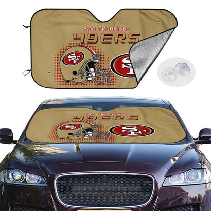 San Francisco 49ers Printing Car windshield sunshades is suitable car front windshield sunshades