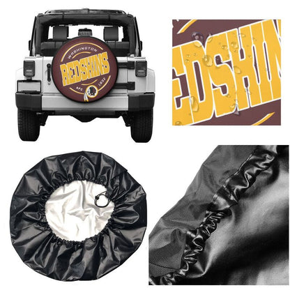 Washington Redskins Printing car tire protection cover car spare tire dust protection cover