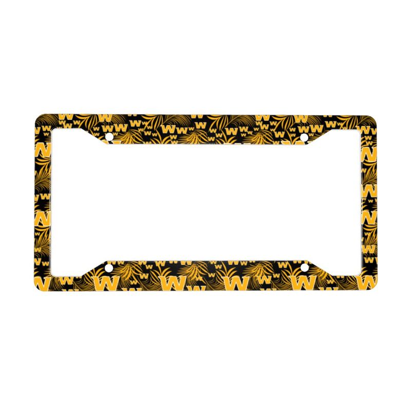 Washington Redskins Print Car license plate frame four hole license plate holder (one pair)