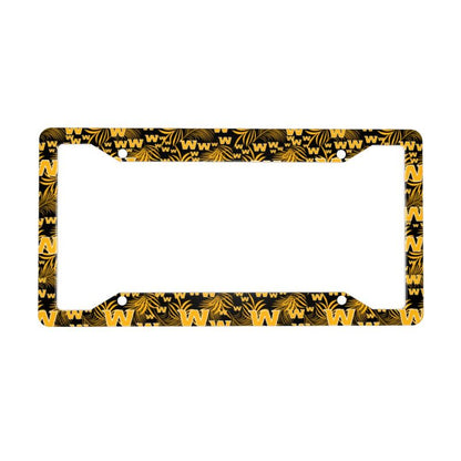 Washington Redskins Print Car license plate frame four hole license plate holder (one pair)