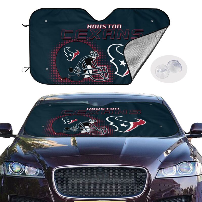 Houston Texans Printing Car windshield sunshades is suitable car front windshield sunshades