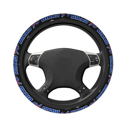 Buffalo Bills 1 Printed car protective cover elastic steering wheel cover