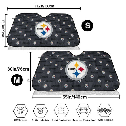 Pittsburgh Steelers 2 Printed is suitable for front Car windshield sunshades Car windshield sunshades