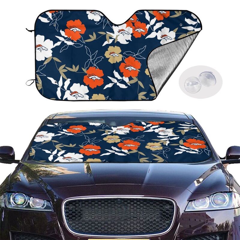 Denver Broncos Printed car windshield sunshade front windshield sunshade (multi size)