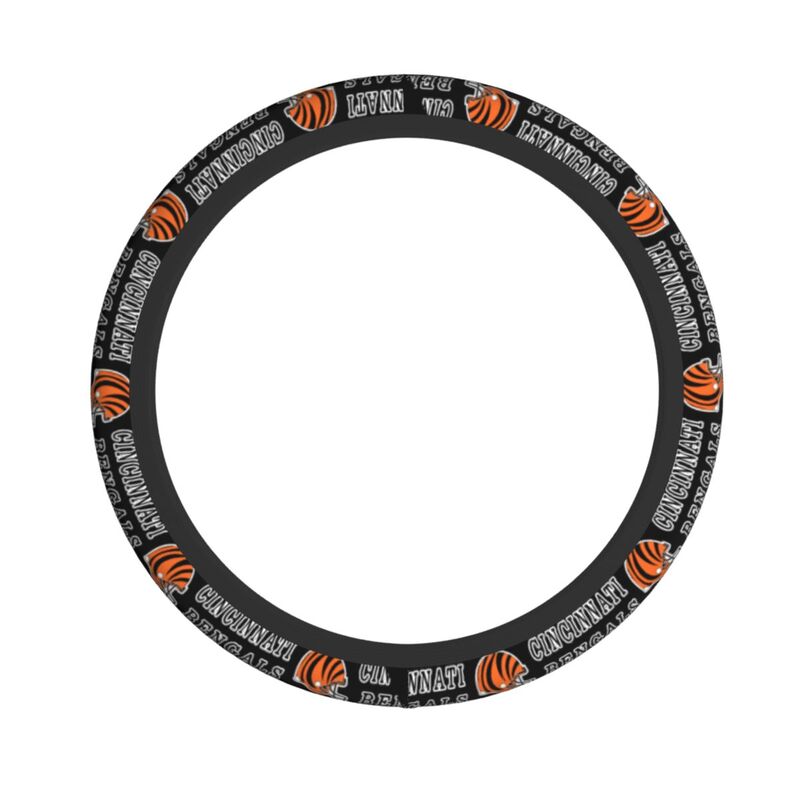 Cincinnati Bengals 2 Printed car protective cover elastic steering wheel cover