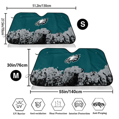 Philadelphia Eagles Print car front windshield sunshade car windshield sunshade (multi size)