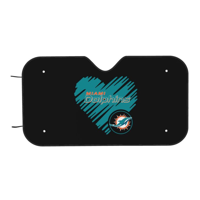 Miami Dolphins Printing is suitable car front windshield sunshades Car windshield sunshades
