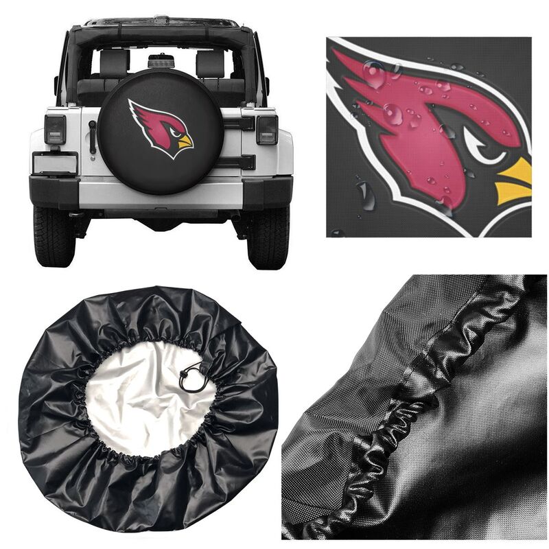 Arizona Cardinals Tyre protective cover car dustproof sunscreen tyre protective cover