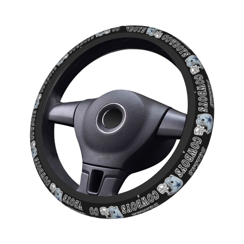 Dallas Cowboys 3 Printed car protective cover elastic steering wheel cover