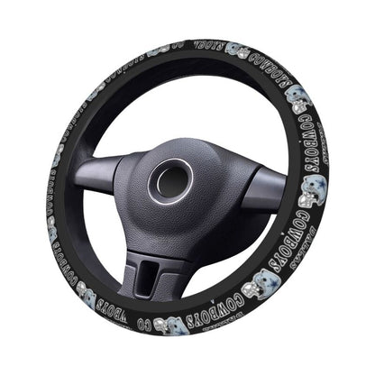 Dallas Cowboys 3 Printed car protective cover elastic steering wheel cover