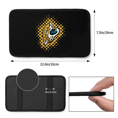 Jacksonville Jaguars Printed car armrest box cushion armrest protective cover