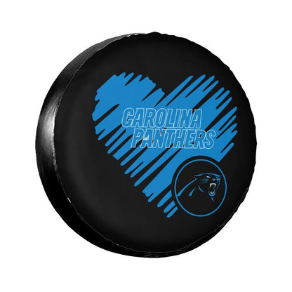 Carolina Panthers Printed car spare tire dust protection cover tire protection cover
