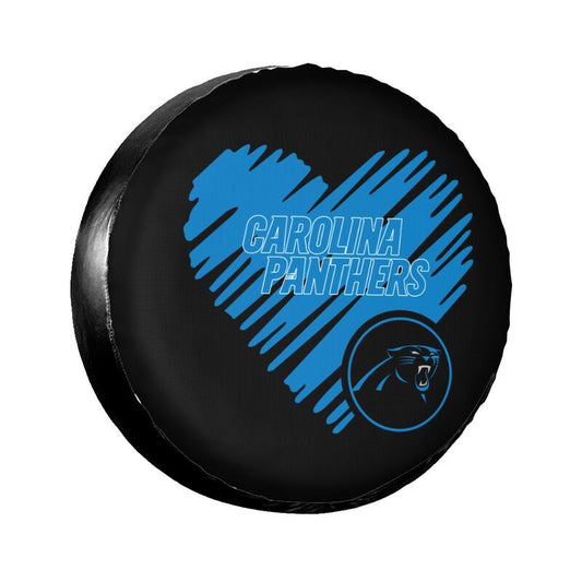 Carolina Panthers Printed car spare tire dust protection cover tire protection cover