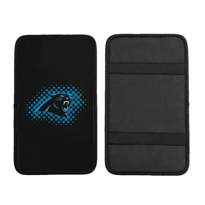 Carolina Panthers Printed car armrest box cushion armrest protective cover