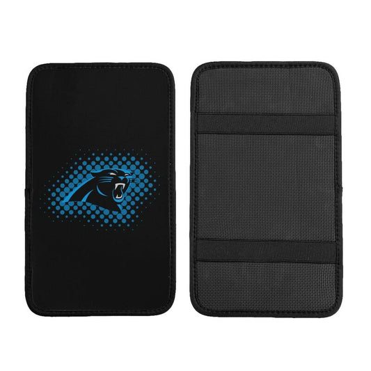 Carolina Panthers Printed car armrest box cushion armrest protective cover