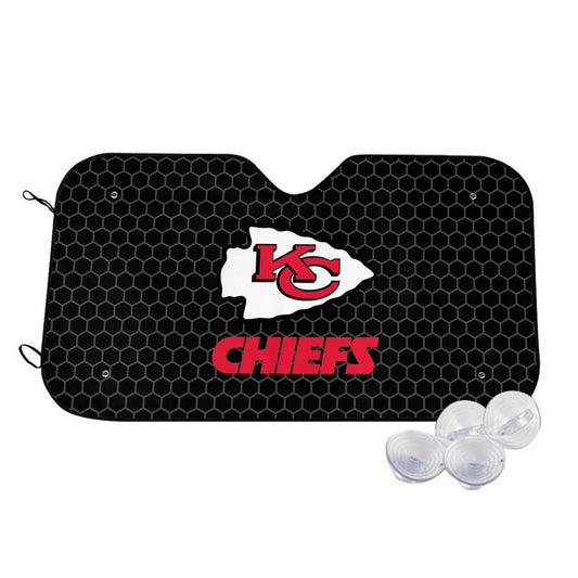 Kansas City Chiefs Printed is suitable front Car windshield sunshades Car windshield sunshades