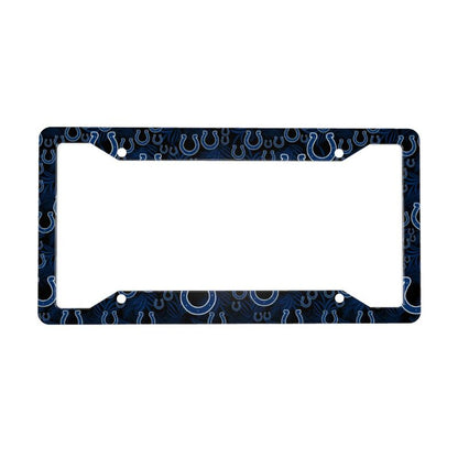 Indianapolis Colts Print Car license plate frame four hole license plate holder (one pair)