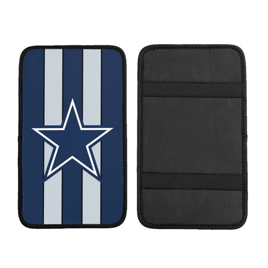Car armrest box pad Dallas Cowboys 1 Printed center armrest box pad protective pad
