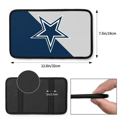 Car armrest box pad Dallas Cowboys 3 Printed central armrest box elbow pad