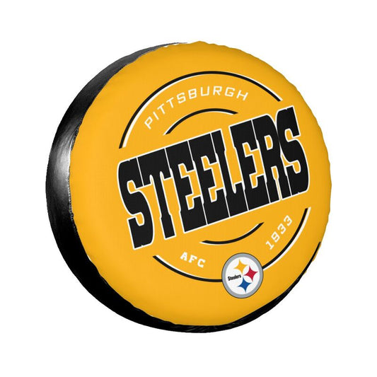 Pittsburgh Steelers Printing car tire protection cover car spare tire dust protection cover