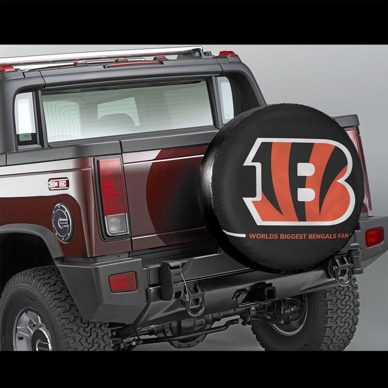 Cincinnati Bengals car dustproof sunscreen tyre protective cover Tyre protective cover