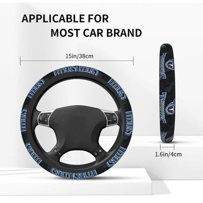 Tennessee Titans Printed elastic steering wheel cover breathable protective cover
