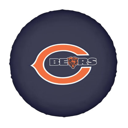 Chicago Bears Print tire protection covers car sunscreen tire protection covers