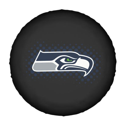 Seattle Seahawks Printing tire protection cover car sun protection tire protection cover