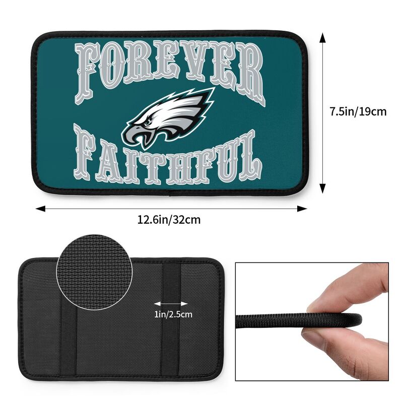 Philadelphia Eagles Print car armrest box cover armrest protective cover