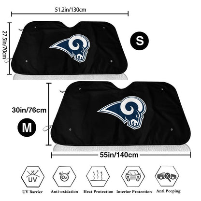 Los Angeles Rams Print is suitable for front Car windshield sunshades Car windshield sunshades