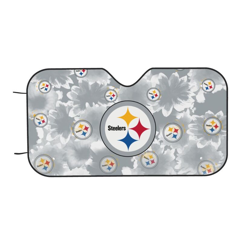 Pittsburgh Steelers Printed multi size car front windshield sunshade car windshield sunshade