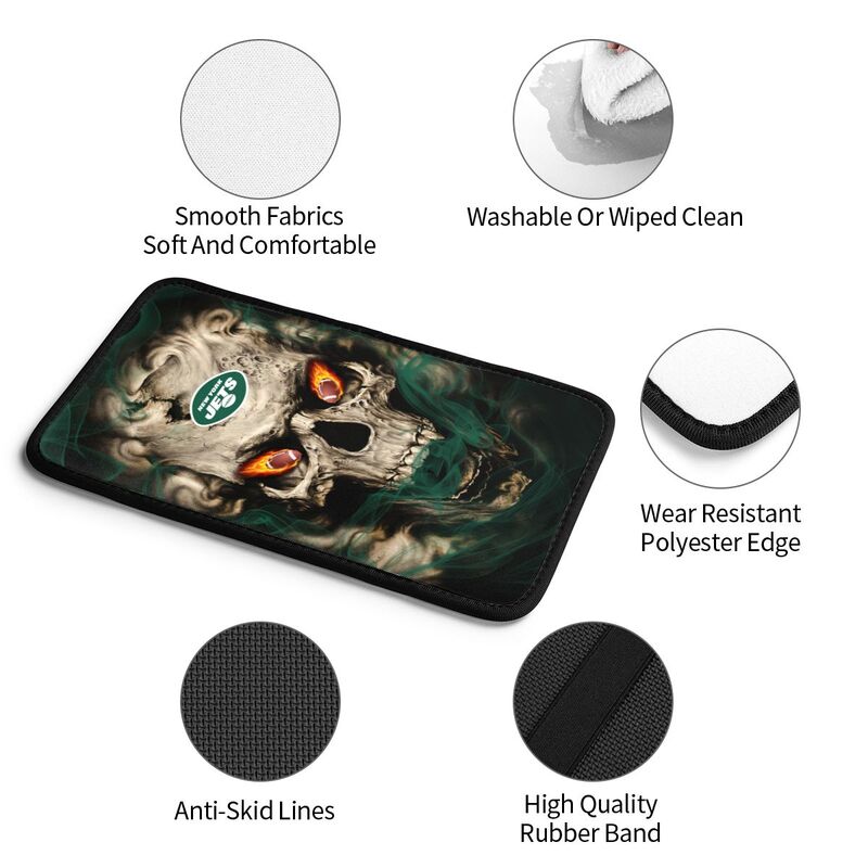 New York Jets Printed car armrest box pad elbow support anti slip pad