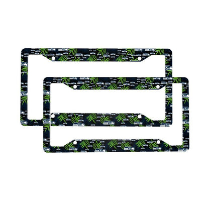 Seattle Seahawks Print Car license plate frame four hole license plate holder (one pair)
