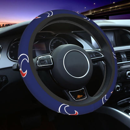 Houston Texans Printed breathable elastic steering wheel protective cover