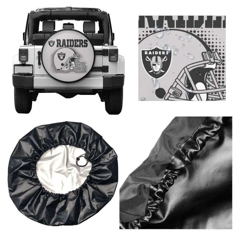 Las Vegas Raiders Printed tire protection cover car sun protection tire protection cover