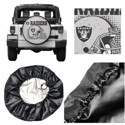 Las Vegas Raiders Printed tire protection cover car sun protection tire protection cover