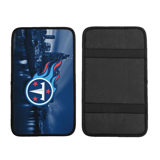 Car armrest box pad Tennessee Titans1 Printed central armrest box pad anti slip pad